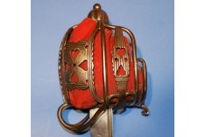 A Superb Quality 18th Century Scottish Basket Hilted Horesman's Back Sword.