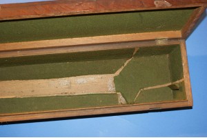 A Rare Victorian Oak Presentation Sword Box with an Original Wilkinson & Son Trade Label