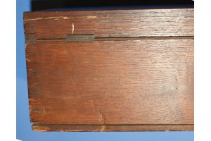 A Rare Victorian Oak Presentation Sword Box with an Original Wilkinson & Son Trade Label