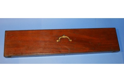 An Early Mahogany Case for Single Flintlock Sporting Gun