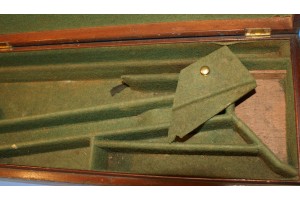 An Early Mahogany Case for Single Flintlock Sporting Gun