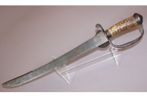 A Fine English Late 17th Century Saw-back Hunting Hanger