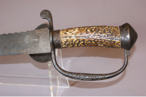 A Fine English Late 17th Century Saw-back Hunting Hanger
