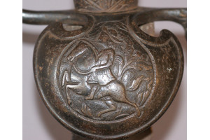 A Fine English Late 17th Century Saw-back Hunting Hanger