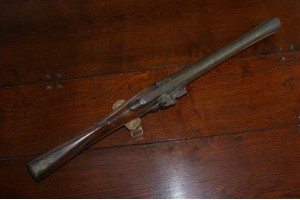 Early 18th Century English Brass Barrelled Flintlock Blunderbuss for Restoration