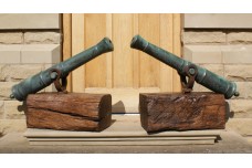 A Fine Pair of Georgian Bronze Naval Swivel Cannon