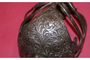 A  Very Nice 17th Century Mortuary-hilted Broadsword of the type used during the English Civil War. 