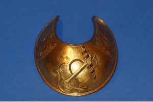 A very Rare Royal Dock Yard Vounteers Officers Gorget 
