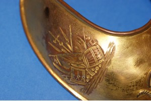 A very Rare Royal Dock Yard Vounteers Officers Gorget 