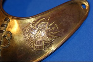 A very Rare Royal Dock Yard Vounteers Officers Gorget 