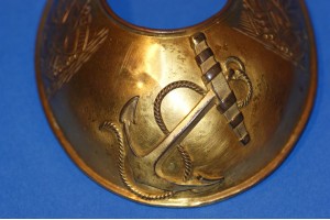 A very Rare Royal Dock Yard Vounteers Officers Gorget 