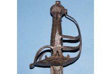 17th Century English Mortuary-hilted Backsword