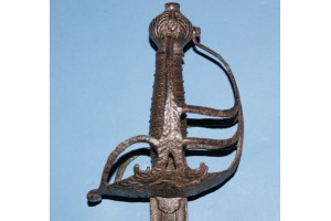 17th Century English Mortuary-hilted Backsword